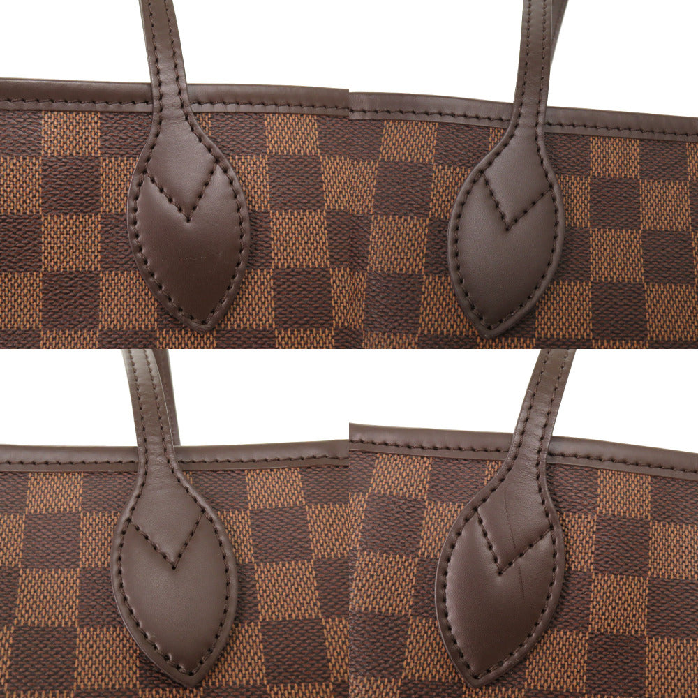 Louis Vuitton Tote Bag N41358 Damier Canvas Slys Damier New Neverfull Mm Women Secondhand Authentic