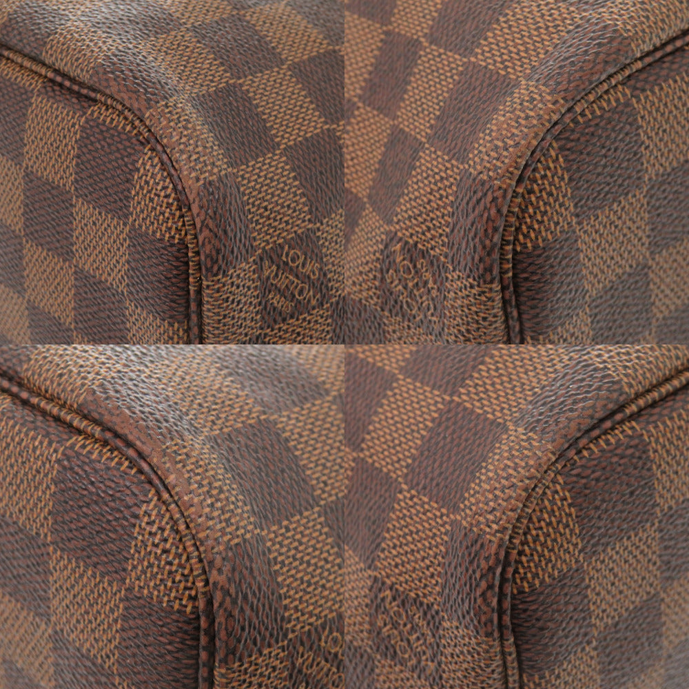 Louis Vuitton Tote Bag N51109 Damier Canvas Brown Damier Never Full Pm Women Used Authentic