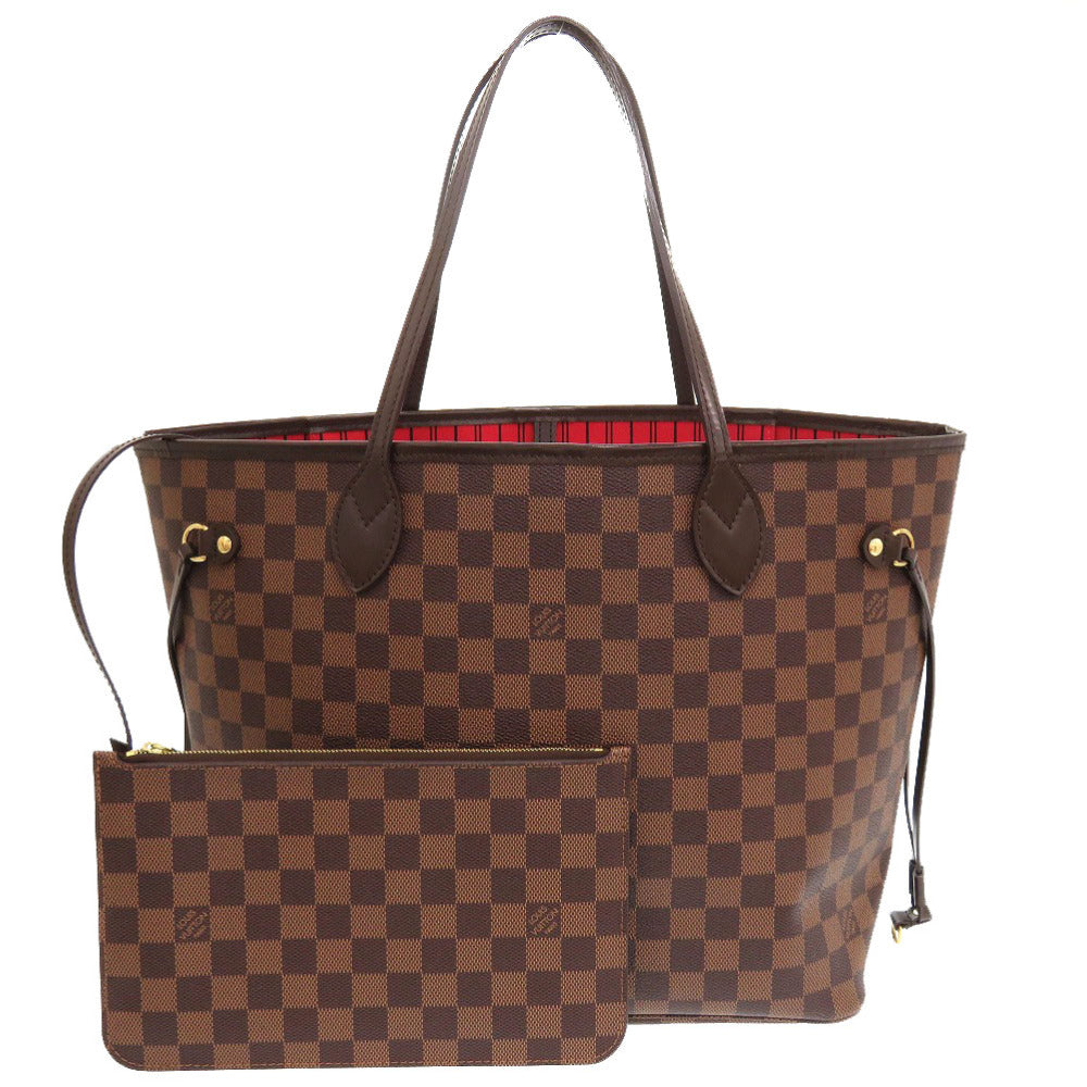 Louis Vuitton Tote Bag N41358 Damier Canvas Slys Damier New Neverfull Mm Women Secondhand Authentic