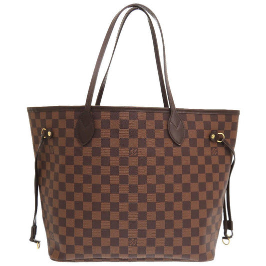 Louis Vuitton Tote Bag N41358 Damier Canvas Slys Damier New Neverfull Mm Women Secondhand Authentic