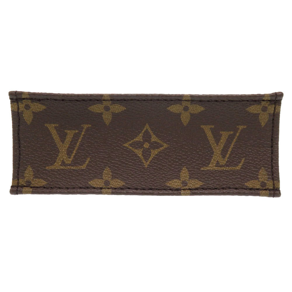 Louis Vuitton Handbag M69442 Monogram Canvas Brown Monogram Petit Sac Plat Women Secondhand Authentic