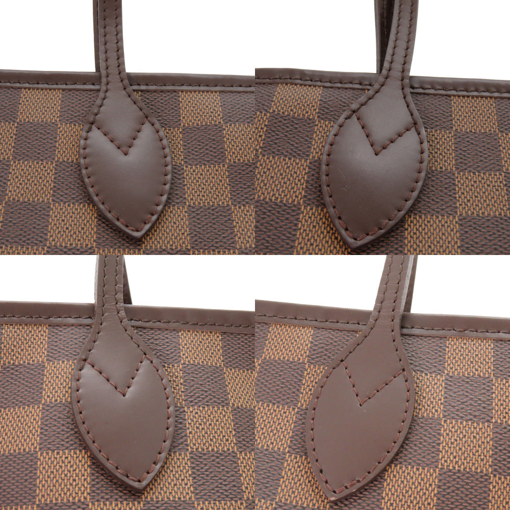 Louis Vuitton Tote Bag N51106 Damier Canvas Brown Damier Ebene Neverfull Gm Women Used Authentic