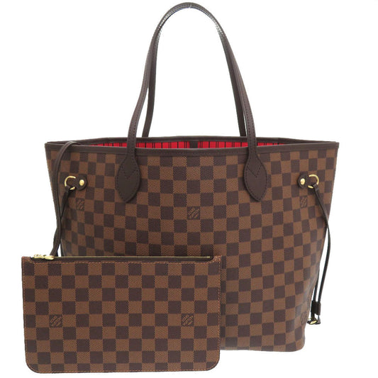 Louis Vuitton Tote Bag N41358 Damier Canvas Slys Damier New Neverfull Mm Women Secondhand Authentic