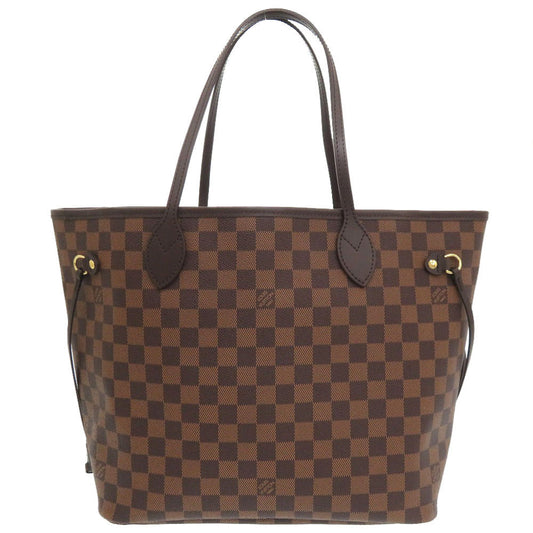 Louis Vuitton Tote Bag N41358 Damier Canvas Slys Damier New Neverfull Mm Women Secondhand Authentic