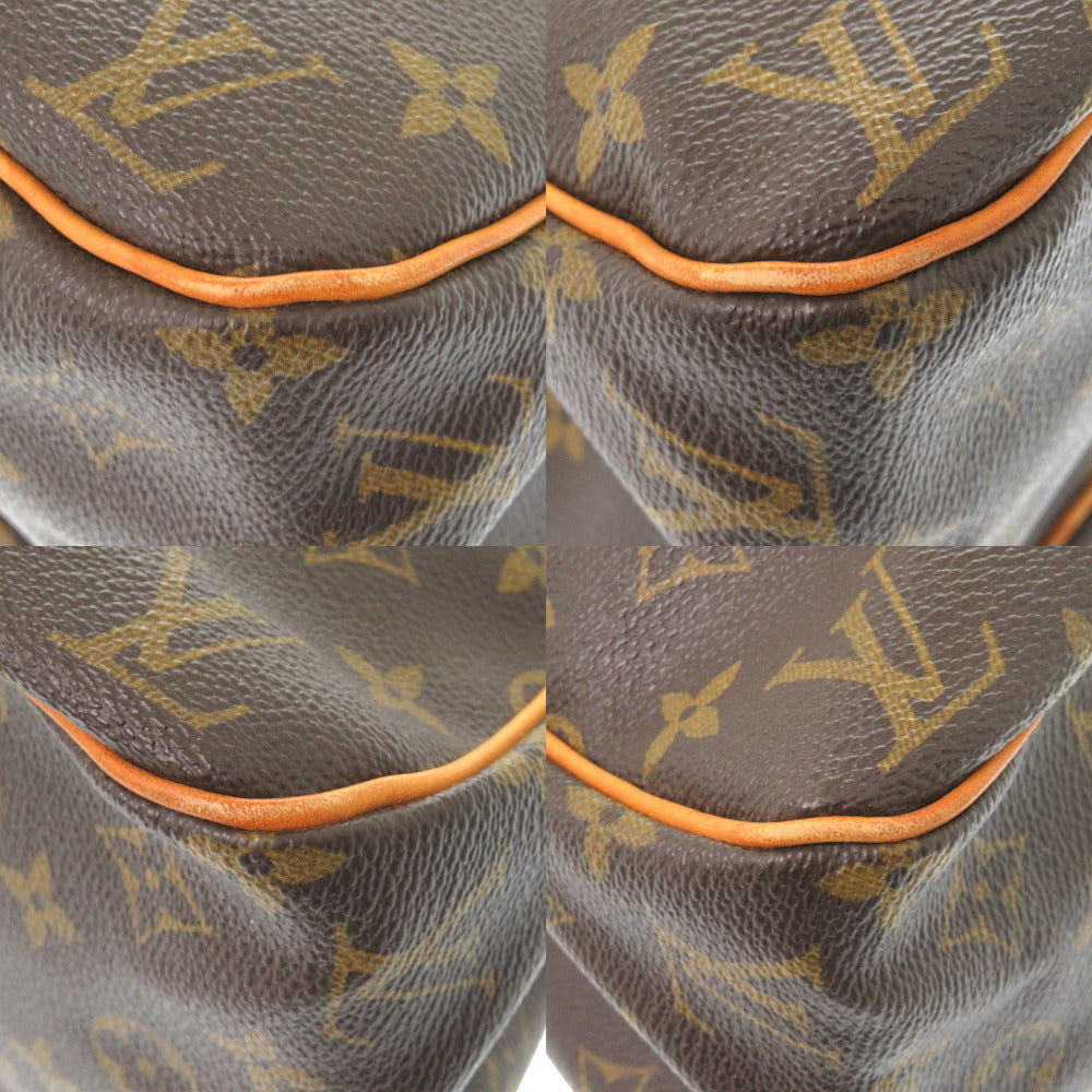 Louis Vuitton Tote Bag M51154 Monogram Canvas Brown Monogram Batignolles Horizontal Women Used Authentic