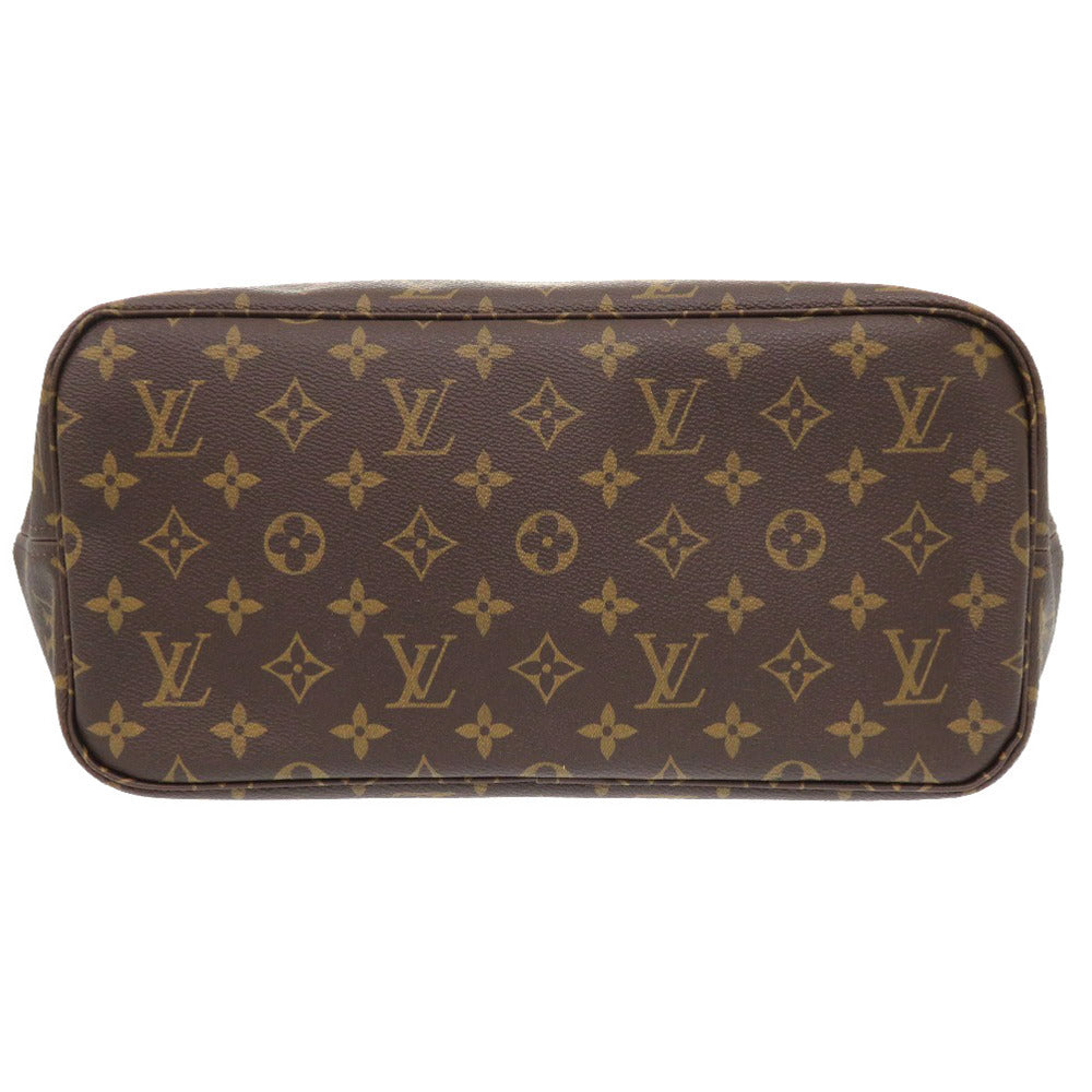 Louis Vuitton Tote Bag M40995 Monogram Canvas Brown Monogram New Neverfull Mm Women Used Authentic