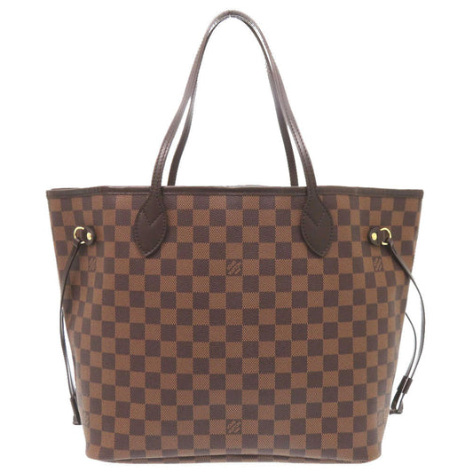 Louis Vuitton Tote Bag N51105 Damier Canvas Brown Damier Neverfull Mm Women Used Authentic