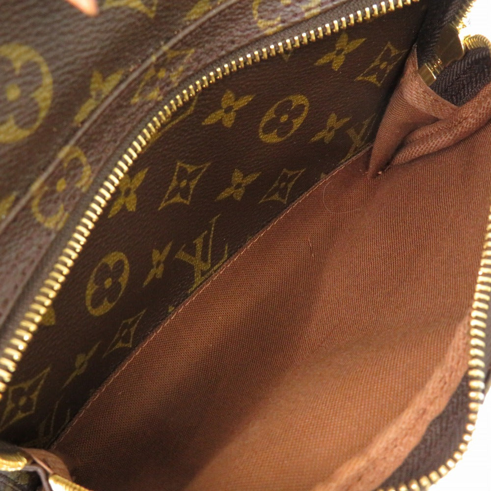 Louis Vuitton Backpack M51135 Monogram Canvas Brown Monogram Montsouris Gm Women Used Authentic