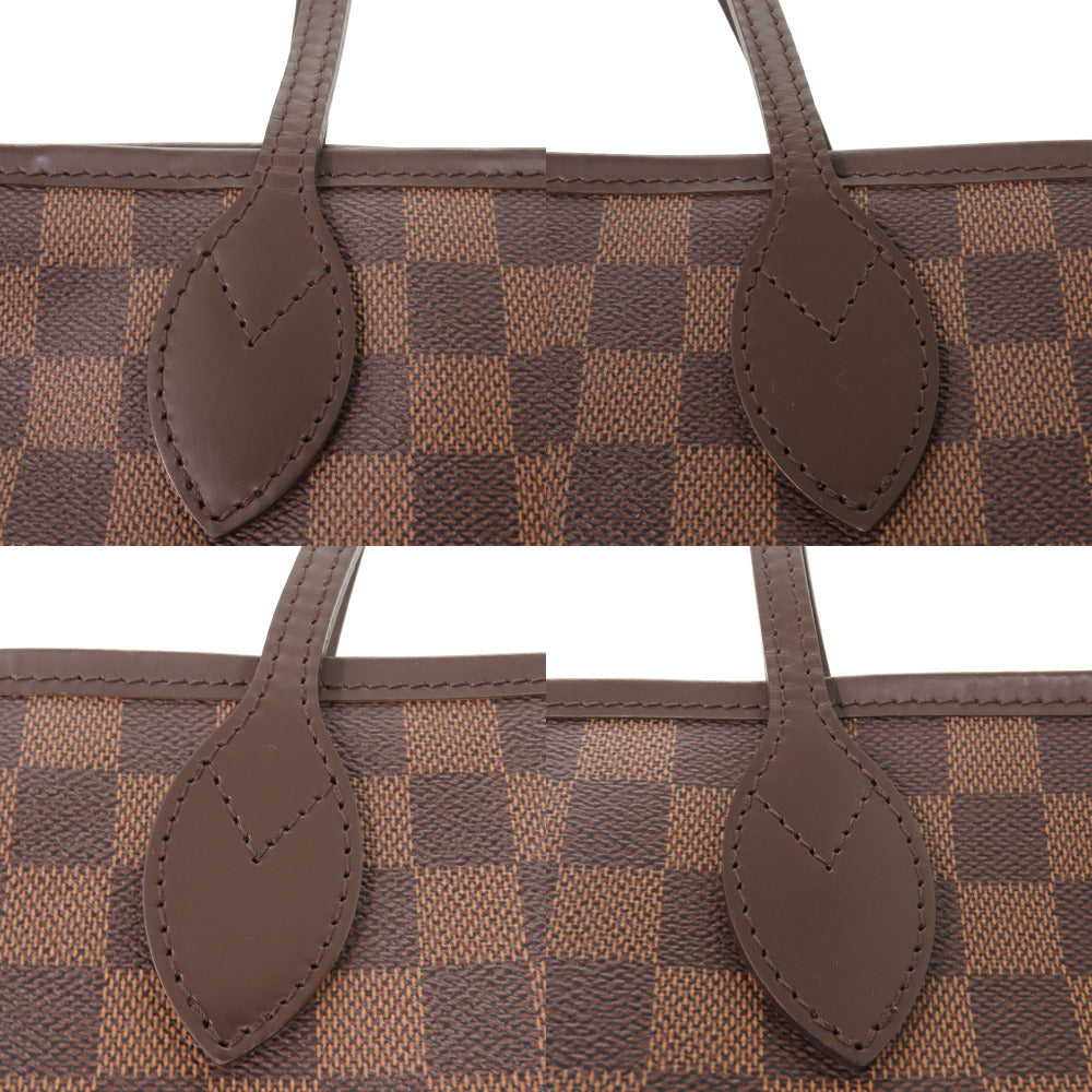 Louis Vuitton Tote Bag N51106 Damier Canvas Brown Damier Ebene Neverfull Gm Women Used Authentic