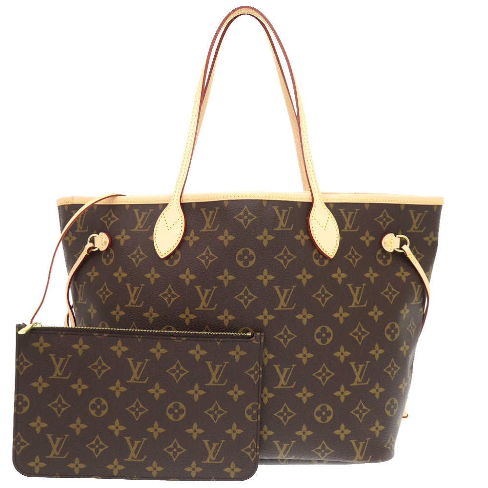 Louis Vuitton Tote Bag M40995 Monogram Canvas Brown Monogram New Neverfull Mm