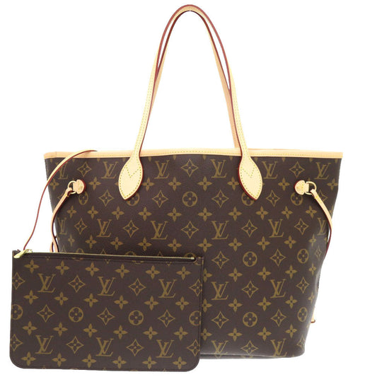 Louis Vuitton Tote Bag M40995 Monogram Canvas Brown Monogram New Neverfull Mm