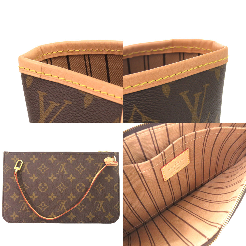 Louis Vuitton Tote Bag M40995 Monogram Canvas Brown Monogram New Neverfull Mm Women Used Authentic