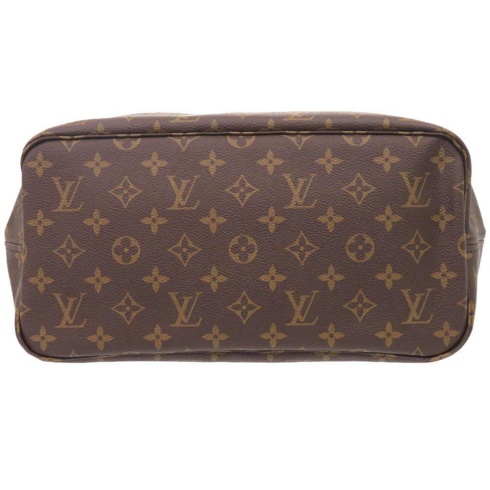 Louis Vuitton Tote Bag M40995 Monogram Canvas Brown Monogram New Neverfull Mm Women Used Authentic