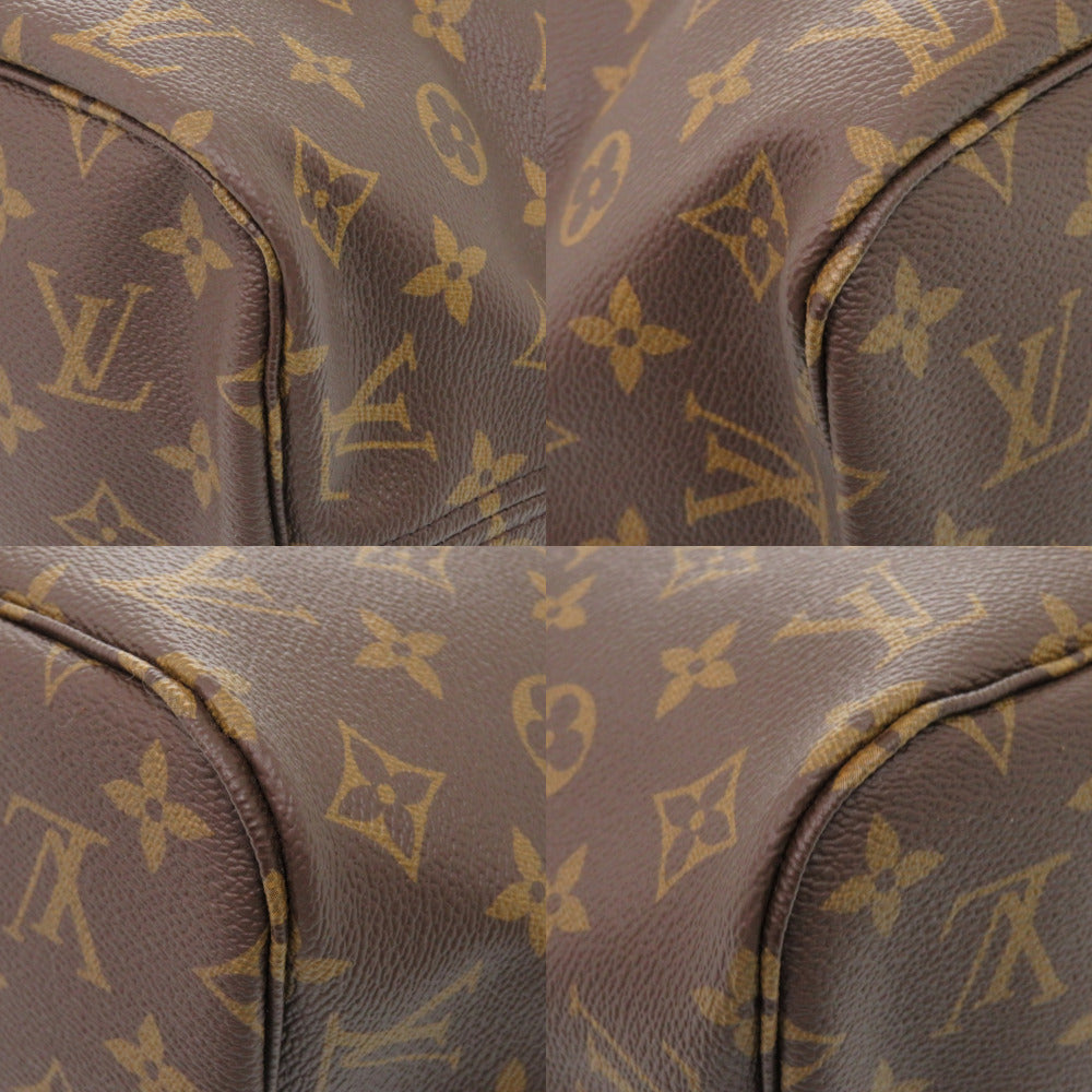 Louis Vuitton Tote Bag M40995 Monogram Canvas Brown Monogram New Neverfull Mm Women Used Authentic