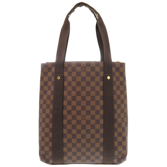 Louis Vuitton Tote Bag N52006 Damier Canvas Brown Damier Kabbabobur Women Used Authentic