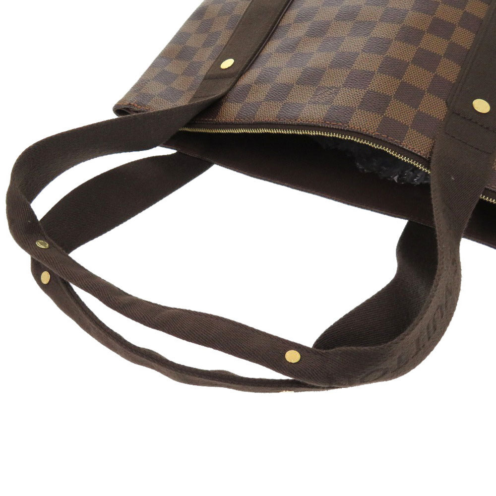 Louis Vuitton Tote Bag N52006 Damier Canvas Brown Damier Kabbabobur Women Used Authentic