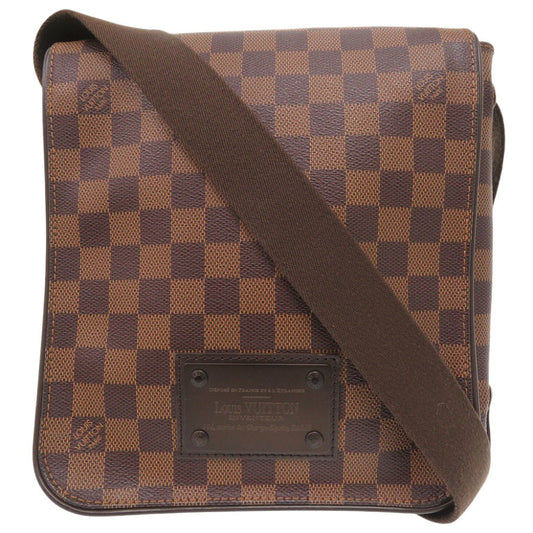 Louis Vuitton Shoulder Bag N51210 Damier Canvas Ebene Damier Brooklyn Pm Mens(unisex) Used Authentic