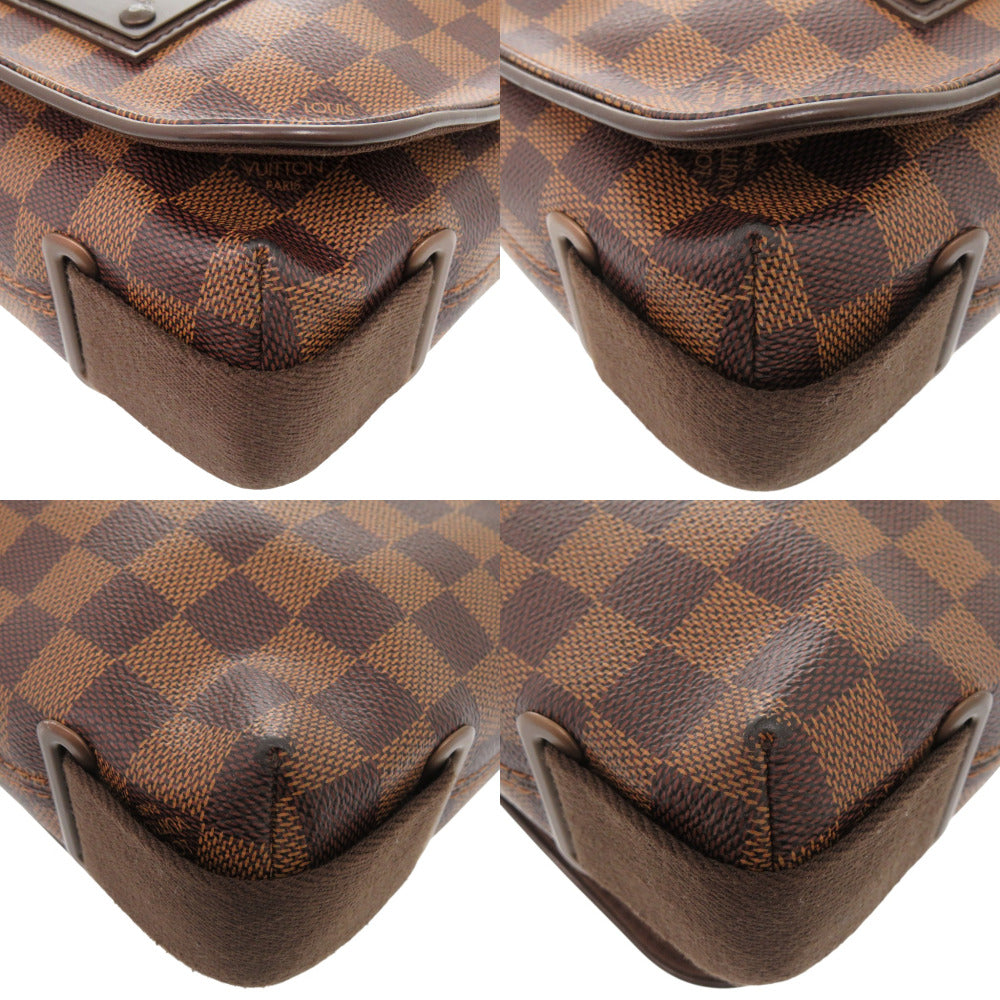 Louis Vuitton Shoulder Bag N51210 Damier Canvas Ebene Damier Brooklyn Pm Mens(unisex) Used Authentic