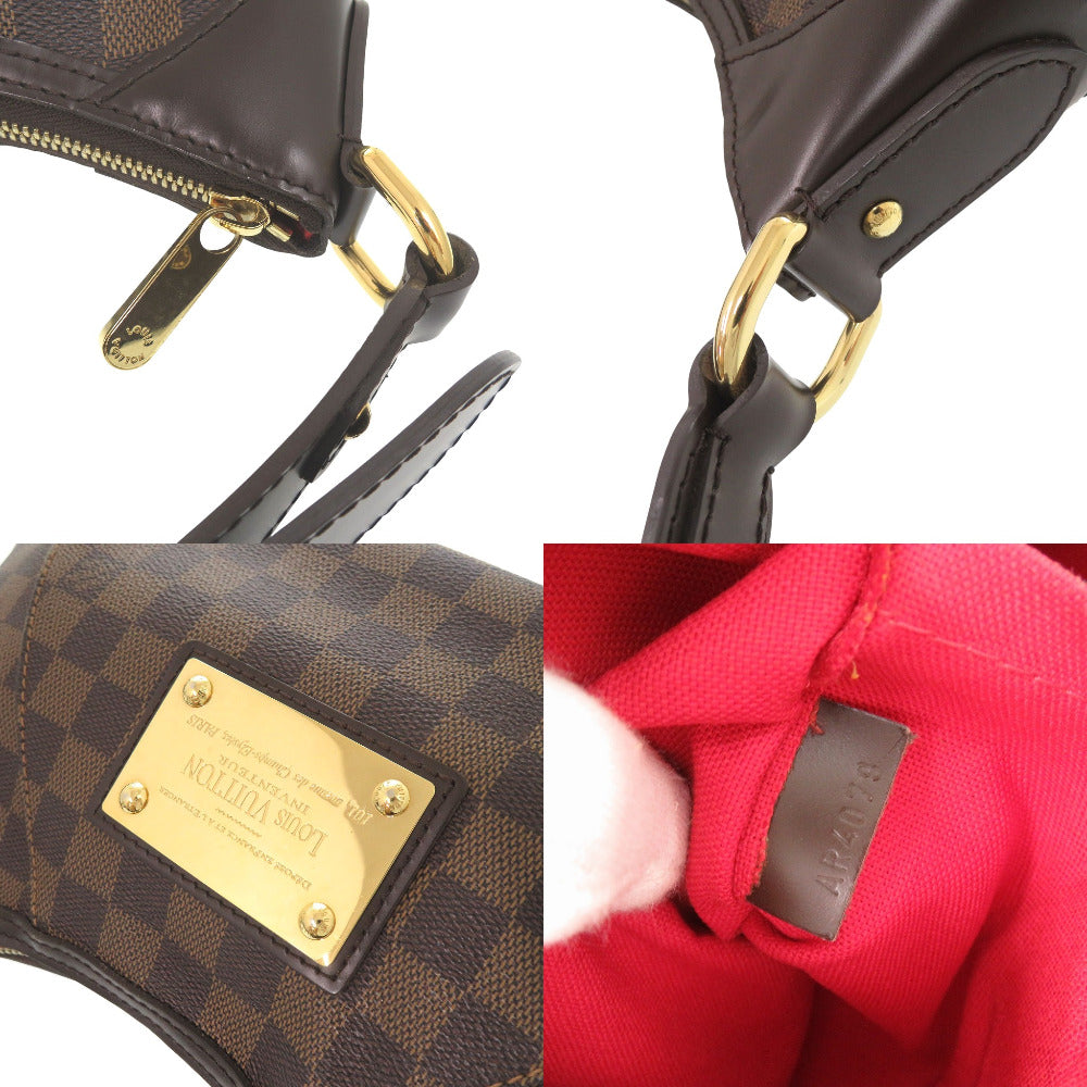 Louis Vuitton Shoulder Bag N48180 Damier Canvas Ebene Damier Thames Pm Women Used Authentic