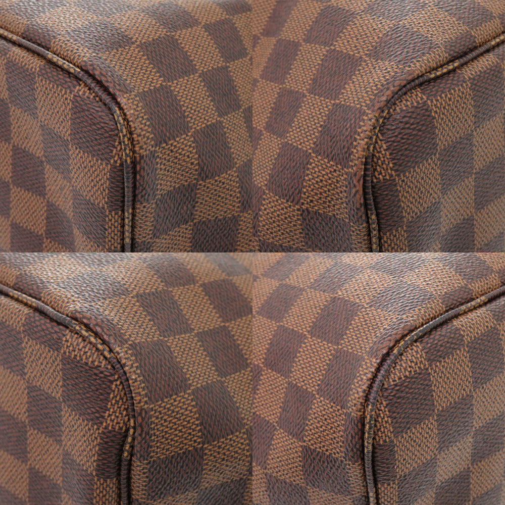 Louis Vuitton Tote Bag N41357 Damier Canvas Brown Damier New Neverfull Gm Women Used Authentic