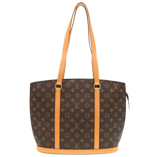 Louis Vuitton Tote Bag M51102 Monogram Canvas Brown Monogram Babylone Women Used Authentic