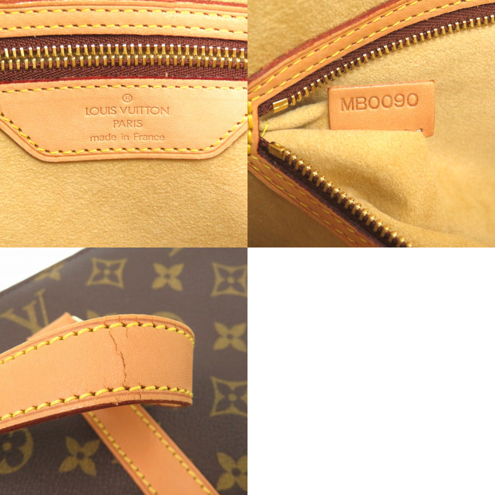 Louis Vuitton Tote Bag M51102 Monogram Canvas Brown Monogram Babylone Women Used Authentic