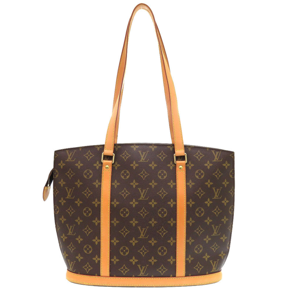 Louis Vuitton Tote Bag M51102 Monogram Canvas Brown Monogram Babylone Women Used Authentic