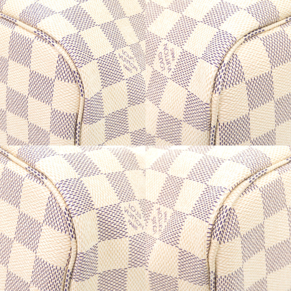 Louis Vuitton Tote Bag N41605 Damier Azur Canvas Rose Valerie Damier Azur New Neverfull Mm Women Used Authentic