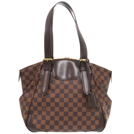 Louis Vuitton Shoulder Bag N41118 Damier Canvas Ebene Damier Verona Mm Women Used Authentic