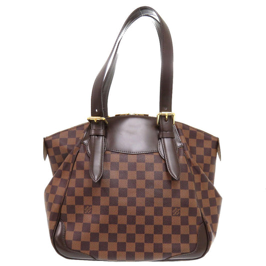 Louis Vuitton Shoulder Bag N41118 Damier Canvas Ebene Damier Verona Mm Women Used Authentic