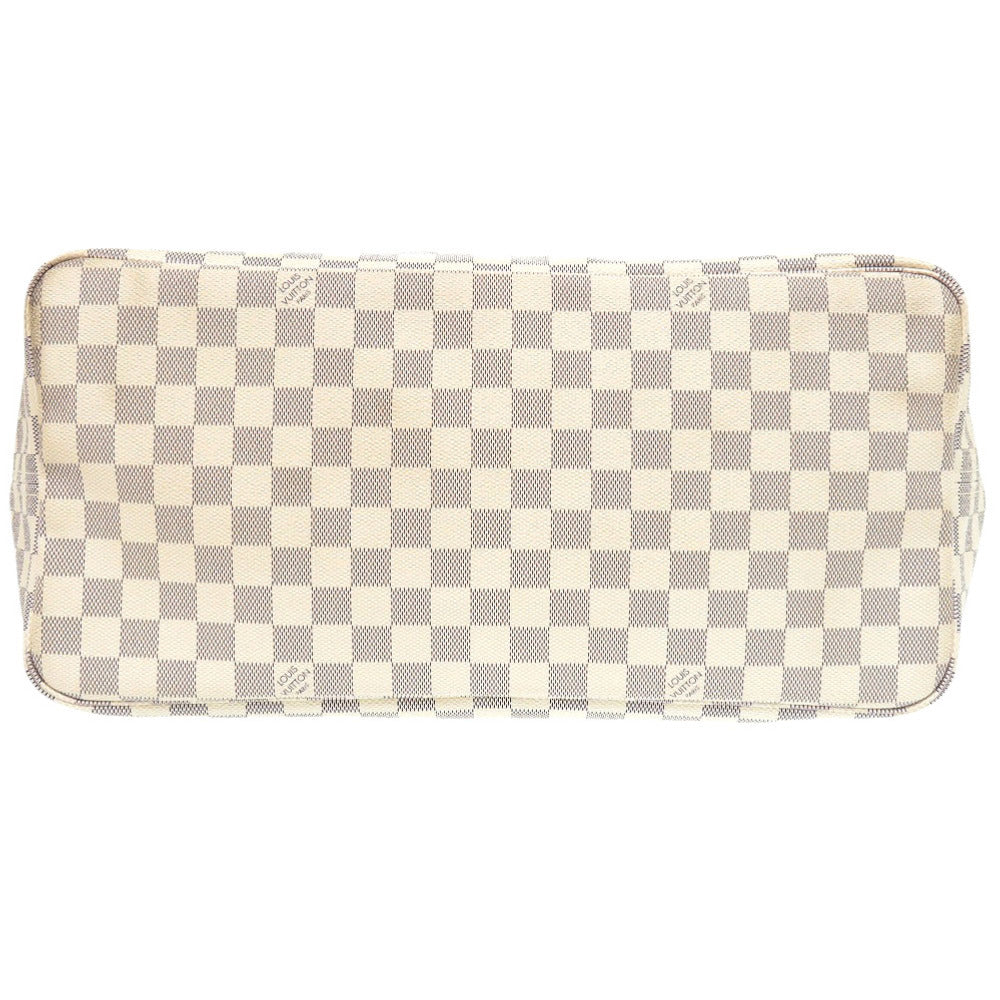 Louis Vuitton Tote Bag N51108 Damier Azur Canvas White Damier Azur Neverfull Gm Women Used Authentic