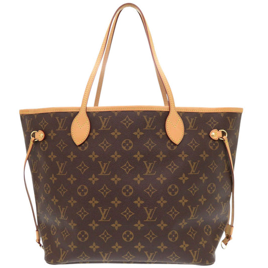 Louis Vuitton Tote Bag M41178 Monogram Canvas Fuchsia Monogram Neverfull Mm Women Used Authentic