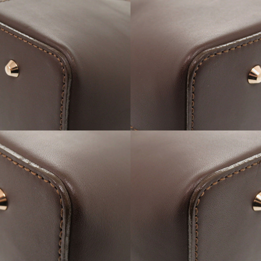 Burberry Handbag Leather Brown