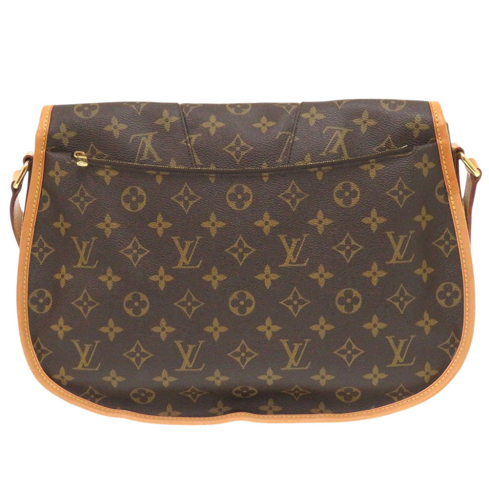 Louis Vuitton Shoulder Bag M40473 Monogram Canvas Brown Monogram Menil Montan Mm Women Used Authentic