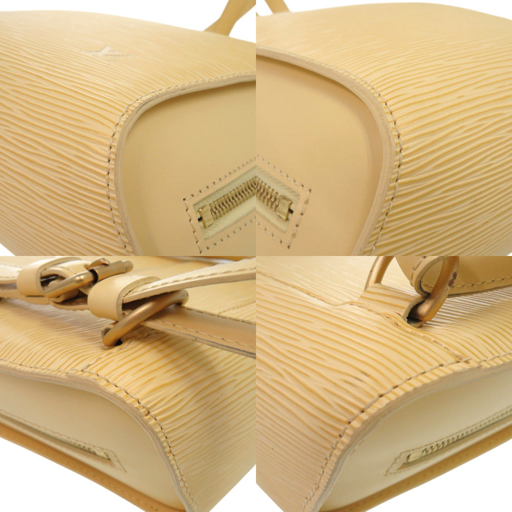 Louis Vuitton Backpack M5223 A Epi Leather Vanilla Epi Mavillon Women Used Authentic