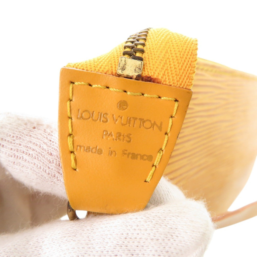 Louis Vuitton Other Bag M52959 Epi Leather Tassiri Yellow Accessory Pouch Epi Pochette Accessoires Women Used Authentic