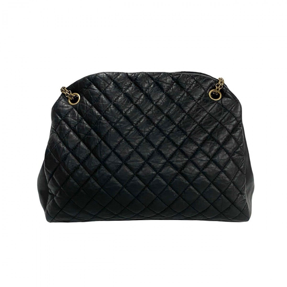 Chanel Shoulder Bag Leather Black Mademoiselle