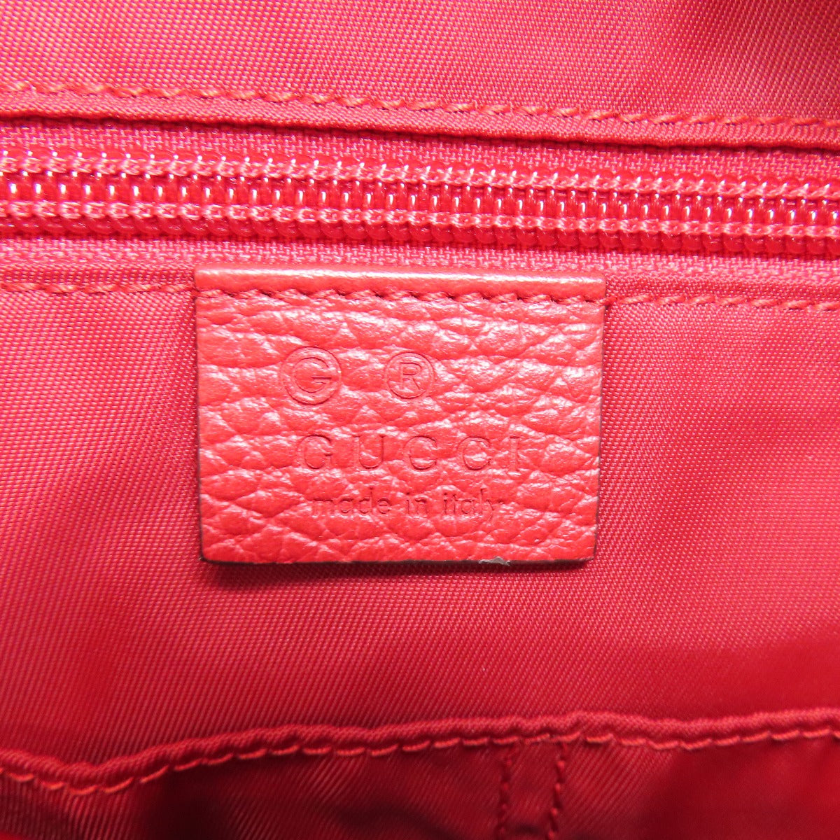 Gucci Backpack 510336 Nylon Red Outlet Gg Women Used Authentic