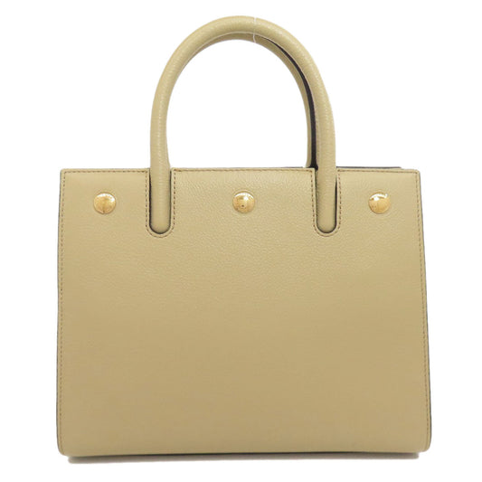 Burberry Handbag Calfskin Beige 2 Way