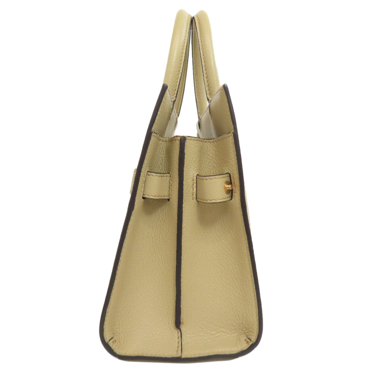 Burberry Handbag Calfskin Beige 2 Way