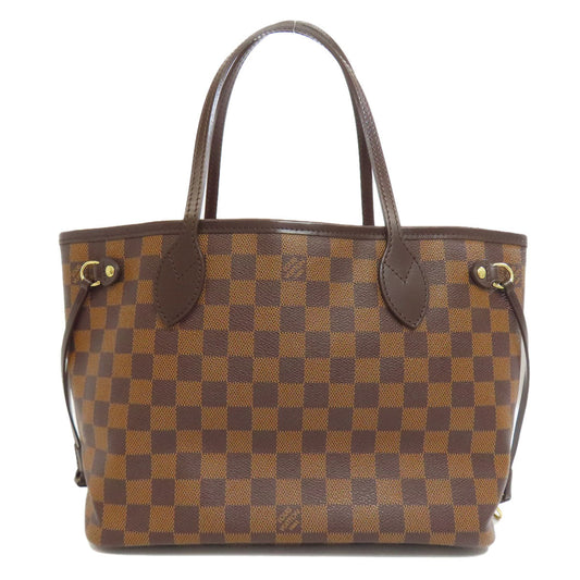 Louis Vuitton Tote Bag N51109 Damier Canvas Brown Neverfull Pm (Old)