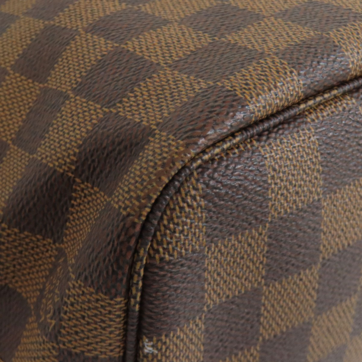 Louis Vuitton Tote Bag N51109 Damier Canvas Brown Neverfull Pm (Old)