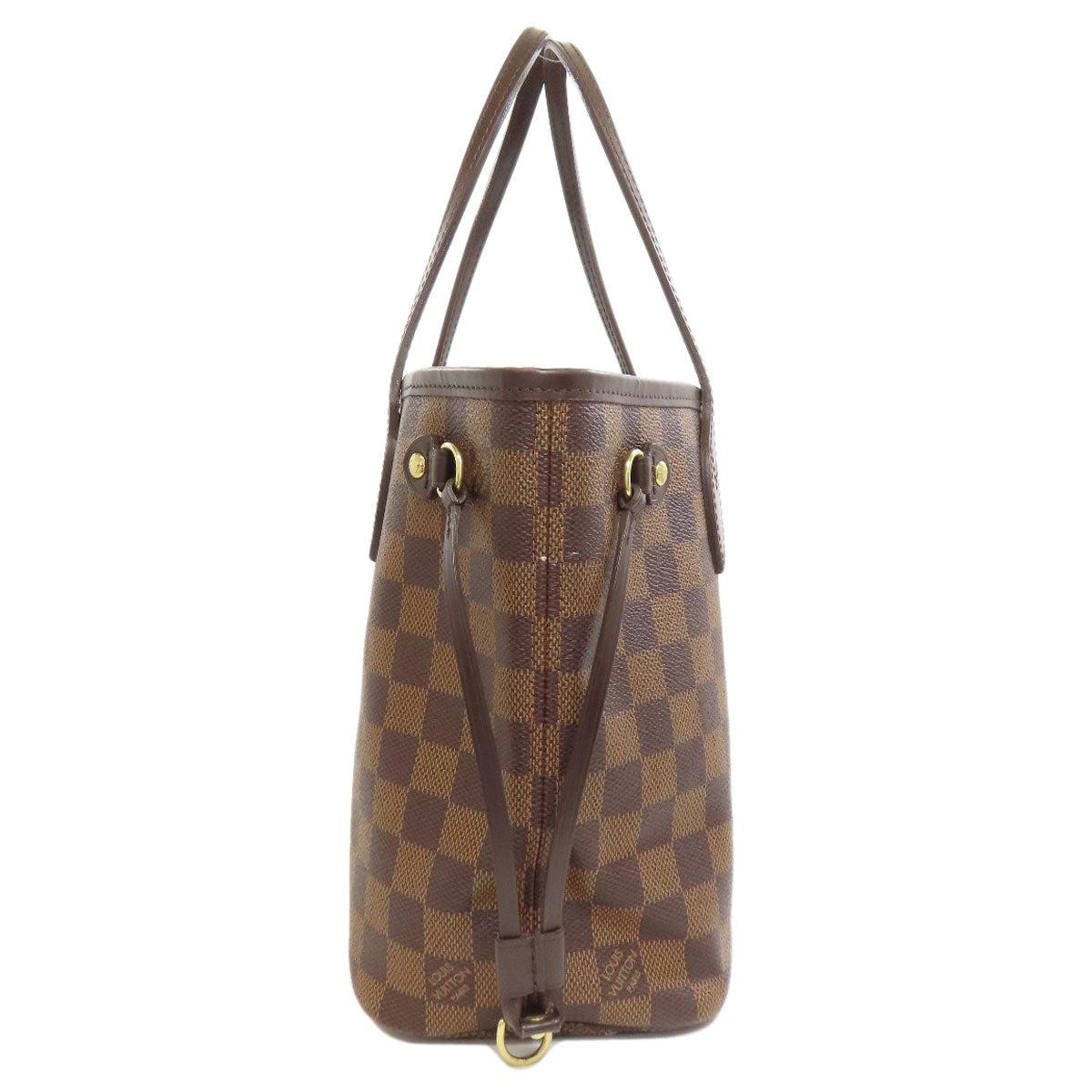 Louis Vuitton Tote Bag N51109 Damier Canvas Brown Neverfull Pm (Old)