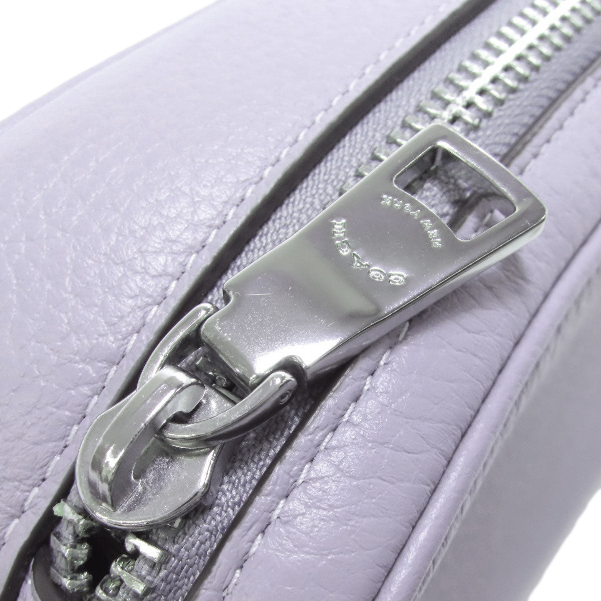 Coach Handbag Cb854 Leather Purple Eva Phone Crossbody 2 Way