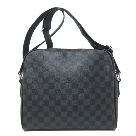 Louis Vuitton Shoulder Bag N41408 Damier Canvas Black Diton Pm