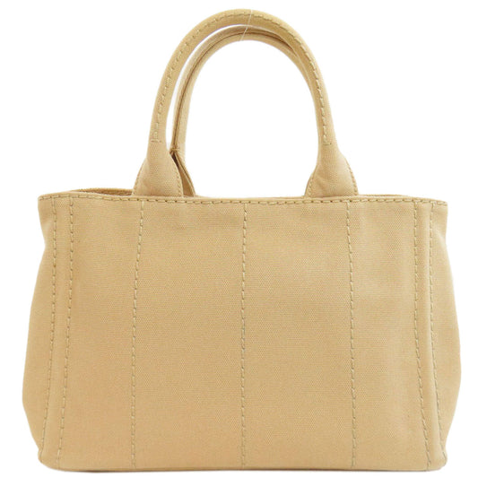 Prada Handbag 1 Bg439 Canvas Beige Canapa Mini 2 Way