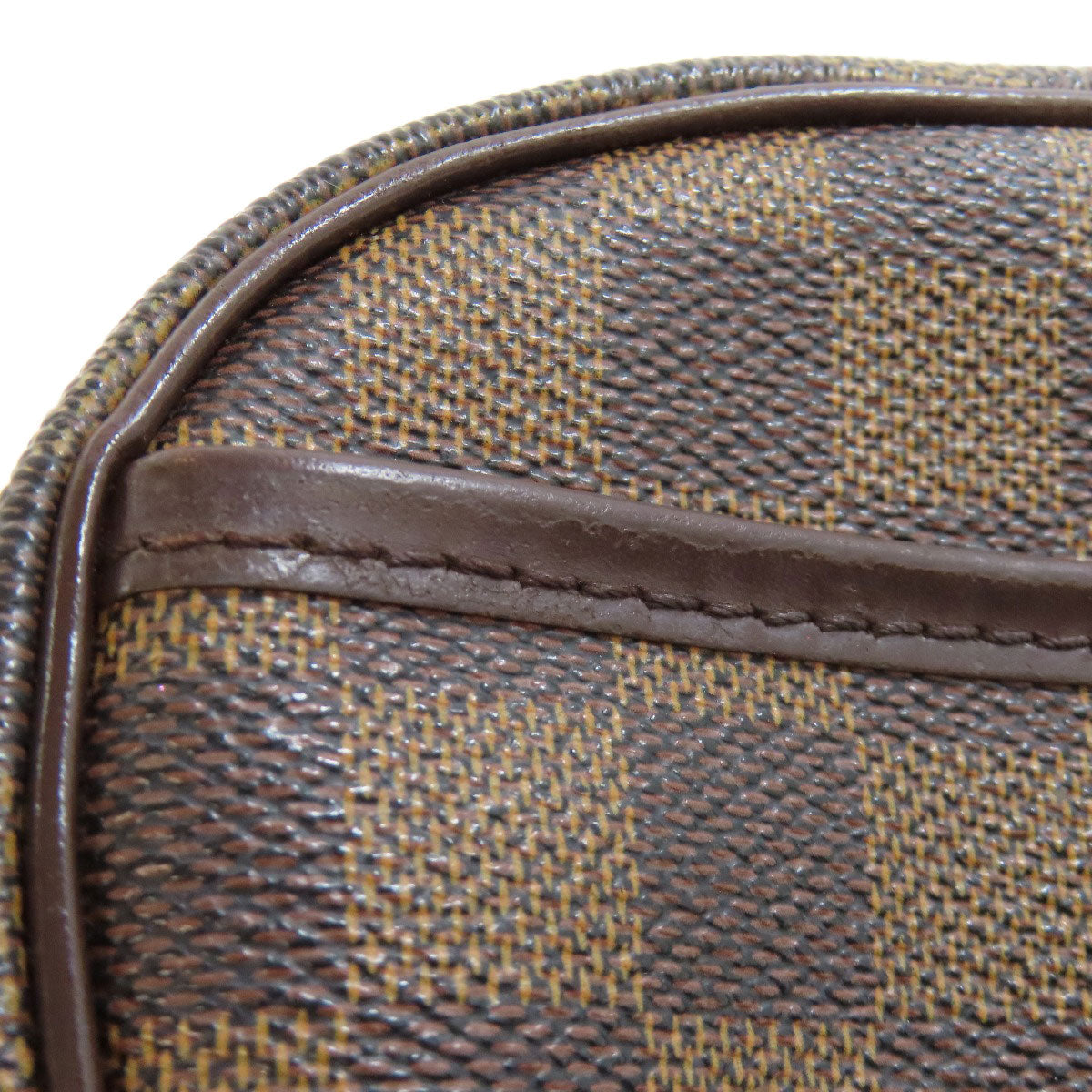 Louis Vuitton Shoulder Bag N51296 Damier Canvas Brown Pochette Ipanema Pm