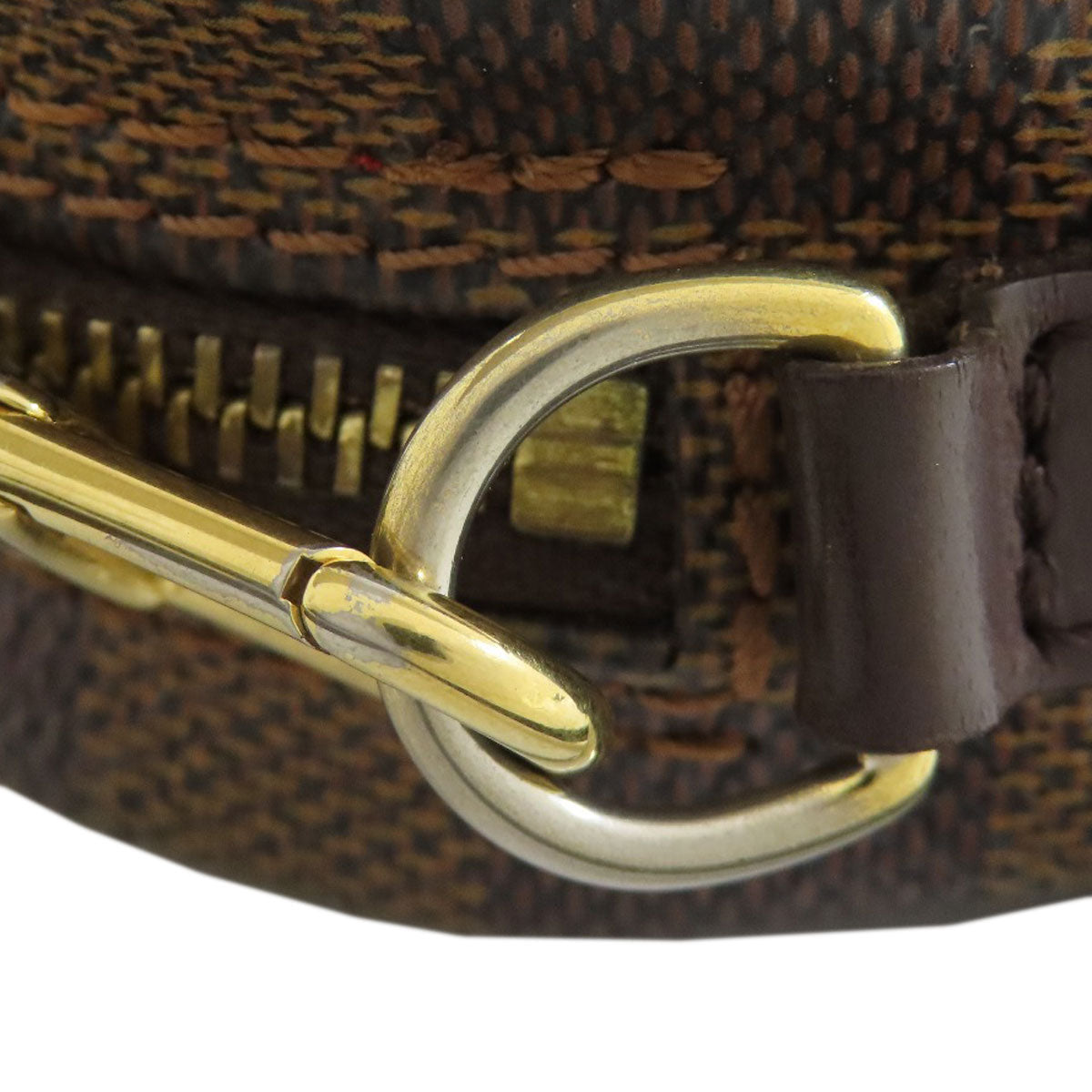 Louis Vuitton Shoulder Bag N51296 Damier Canvas Brown Pochette Ipanema Pm