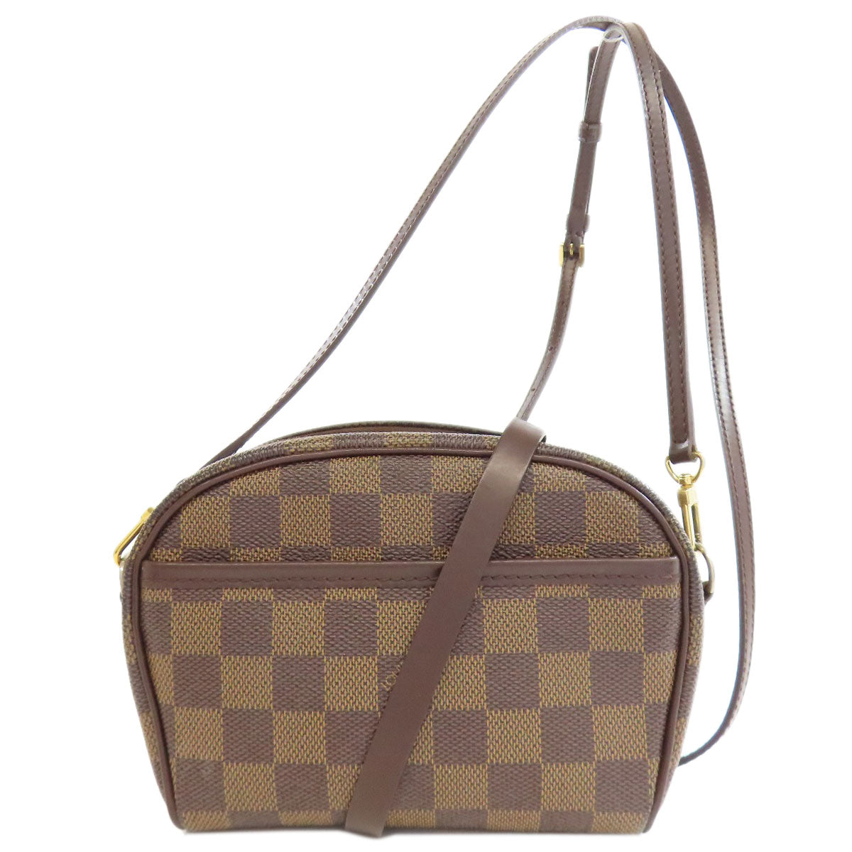 Louis Vuitton Shoulder Bag N51296 Damier Canvas Brown Pochette Ipanema Pm