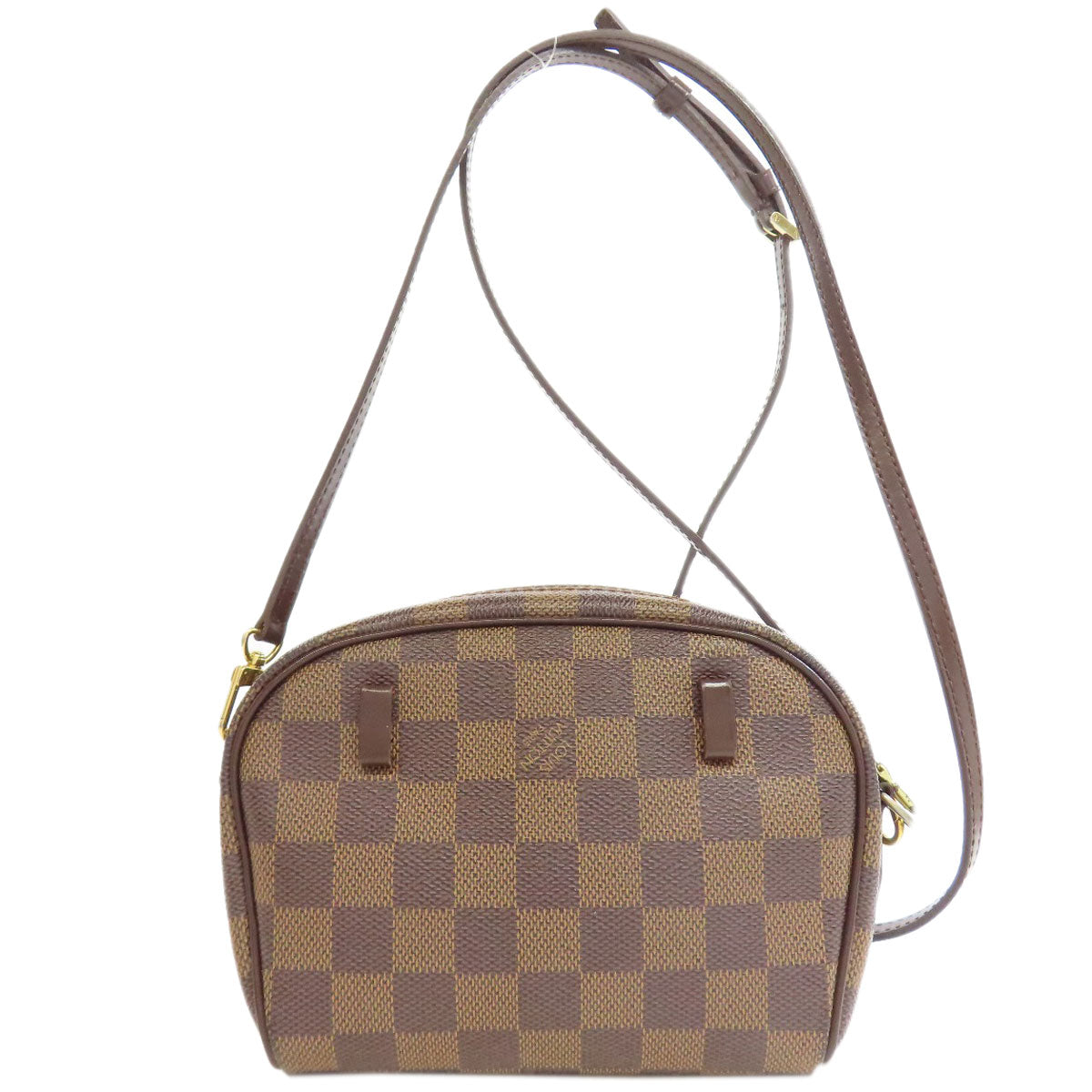 Louis Vuitton Shoulder Bag N51296 Damier Canvas Brown Pochette Ipanema Pm